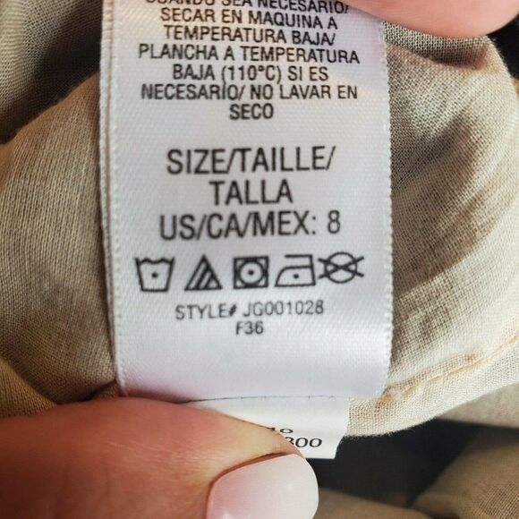 Juicy Couture Black Nude Eyelet Spaghetti Strap Mini Dress Cotton 8 - Picture 5 of 7